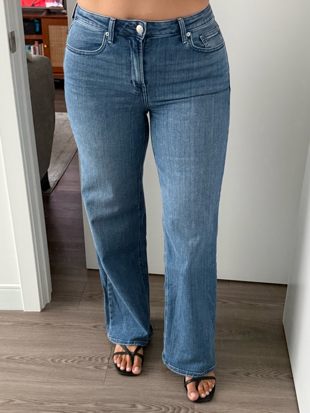 Quince - Bella Stretch Wide Leg Jeans (Seaside Blue)